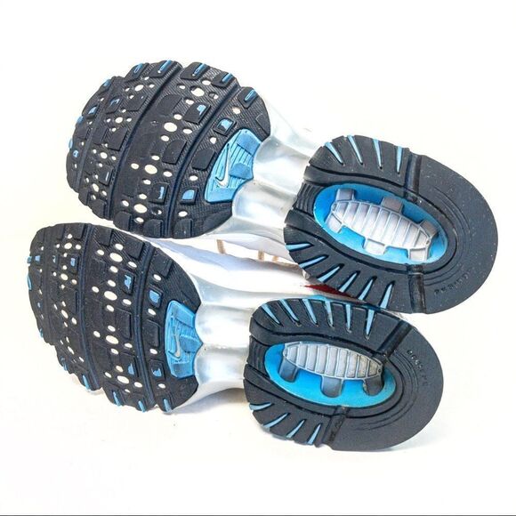 Nike Running Shox VJ-N 2008 Women’s 308683 Shoes White/Orange/Blue Sz 6.5 - Picture 5 of 12